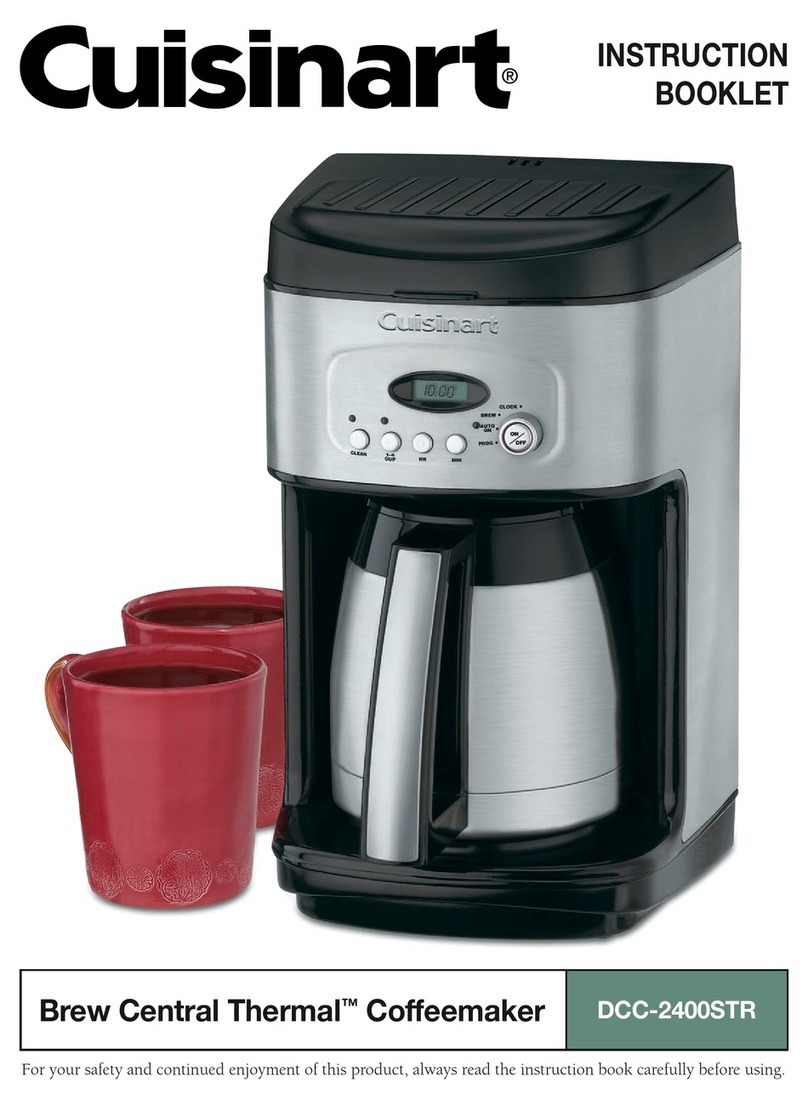 Cuisinart Brew Central Thermal DCC-2400STR User manual