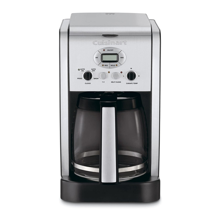 Cuisinart Brew Central DCC-2600 Series User manual