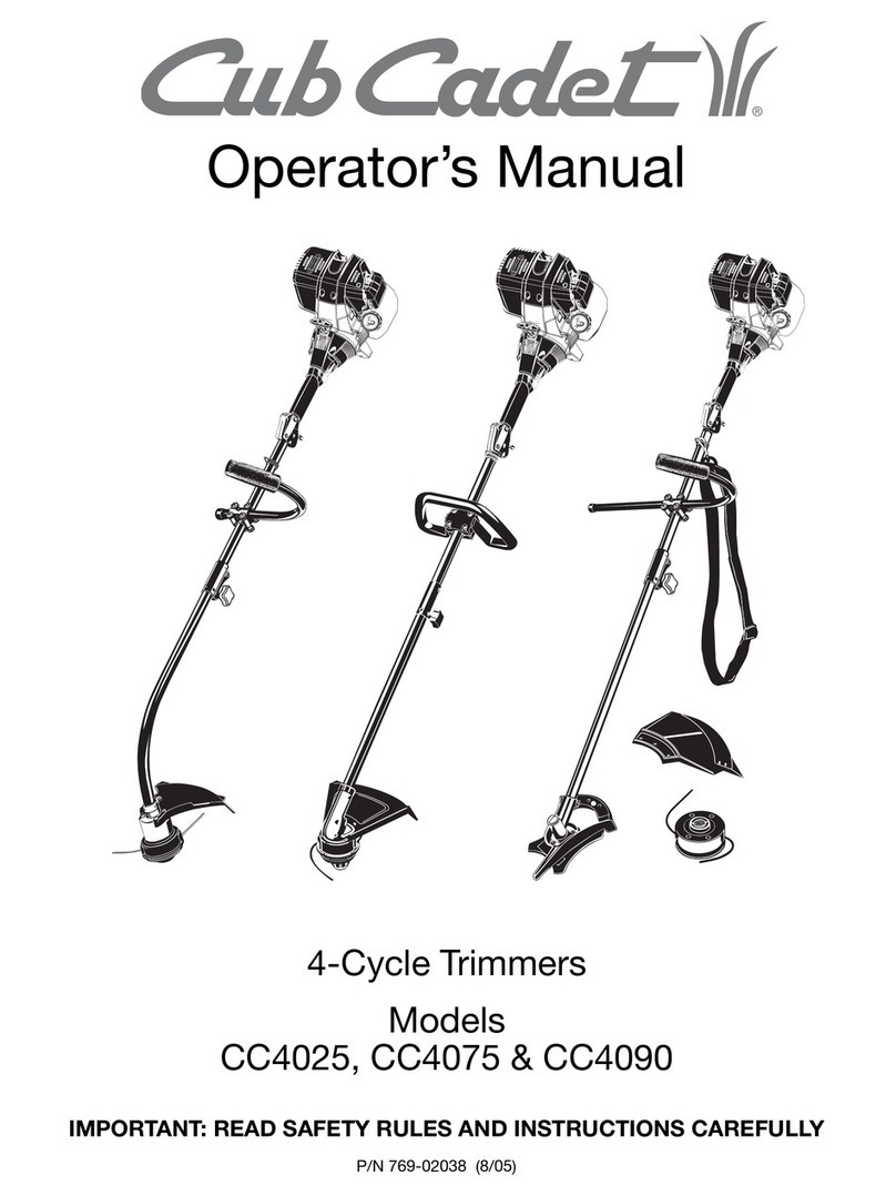 Cub Cadet CC4025 User manual