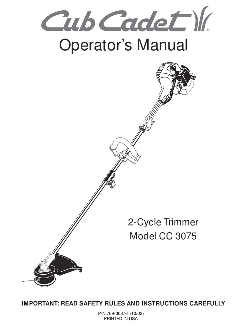 Cub Cadet CC 3075 Operator's manual