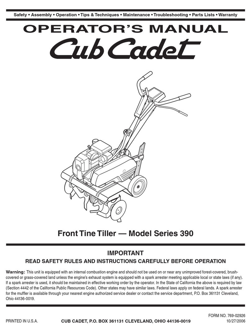 Cub Cadet Series 390 User manual