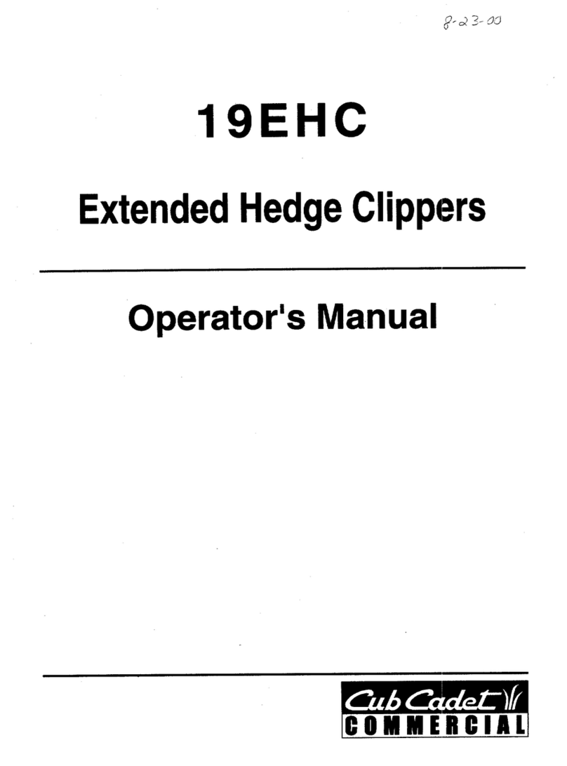 Cub Cadet 19EHC User manual