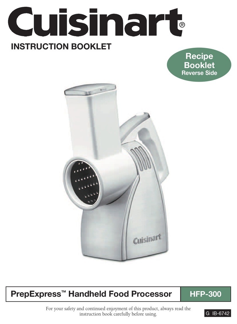 Cuisinart PrepExpress HFP-300 User manual