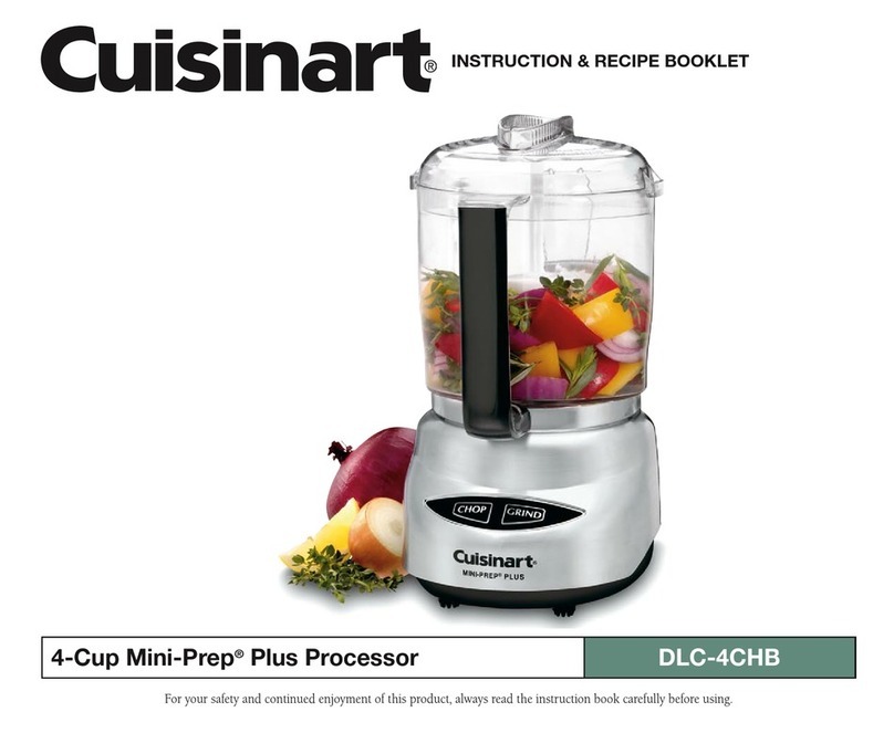 Cuisinart DLC-4CHB Service manual