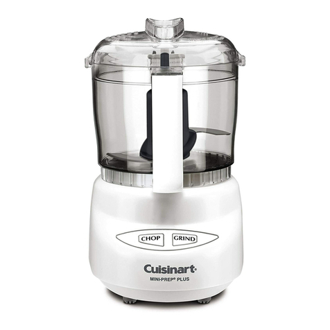 Cuisinart DLC-2A Series INSTRUCTION AND RECIPE BOOKLET