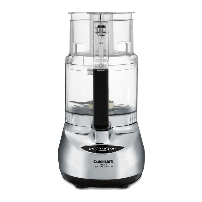 Cuisinart DLC-2009CHB INSTRUCTION AND RECIPE BOOKLET Cuisinart DLC-2009CHB INSTRUCTION AND RECIPE BOOKLET