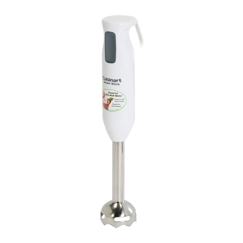 Cuisinart Smart Stick CSB-76C Series Operational manual
