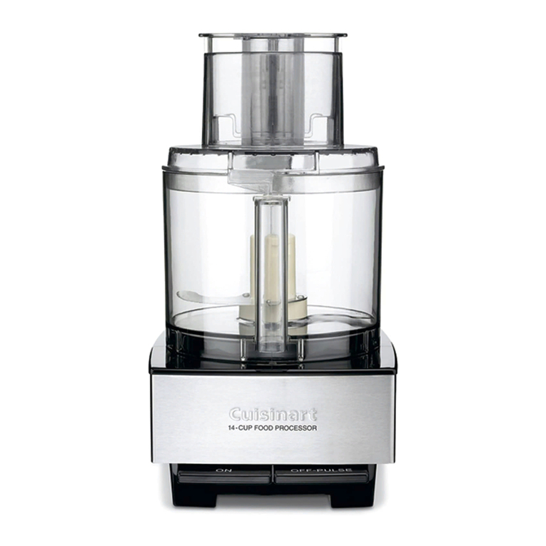 Cuisinart DFP-14N Series Instruction booklet