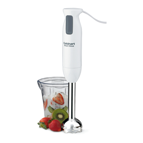 Cuisinart Smart Stick CSB-76 Series Operational manual