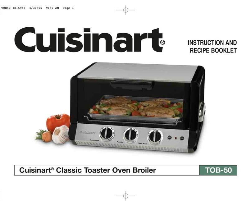 Cuisinart TOB-50 Service manual