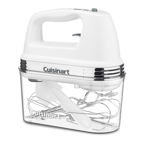 Cuisinart Power Advantage HM-90S Recipe booklet