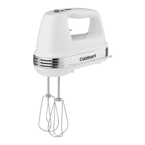Cuisinart Power Advantage HM-70 INSTRUCTION AND RECIPE BOOKLET