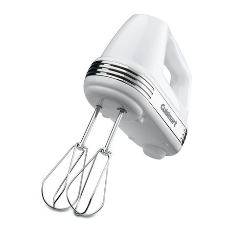 Cuisinart Power Advantage HM-50 INSTRUCTION AND RECIPE BOOKLET