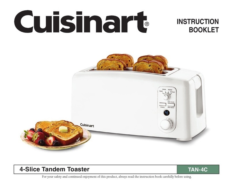 Cuisinart TAN-4C Instruction booklet