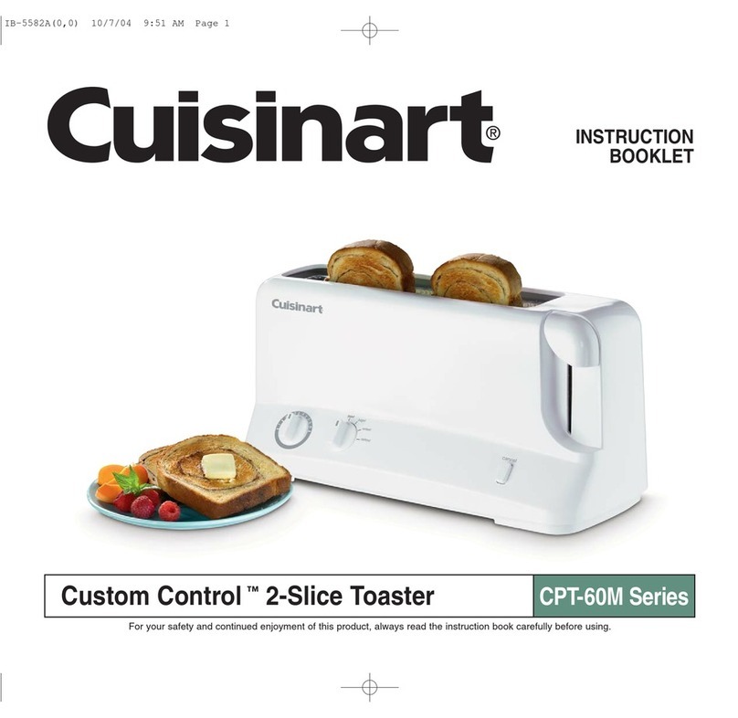 Cuisinart CPT-60M Series User manual