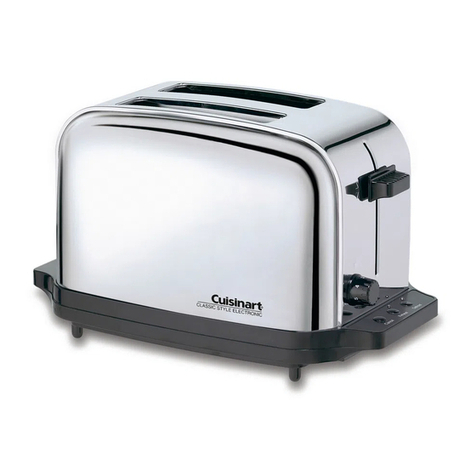 Cuisinart CPT-70 Series Instruction booklet