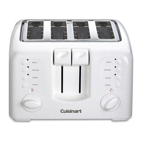 Cuisinart CPT-140 Series Instruction booklet