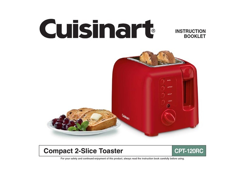 Cuisinart CPT-120RC Instruction booklet