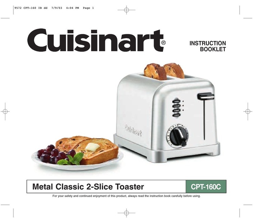 Cuisinart CPT-160C User manual