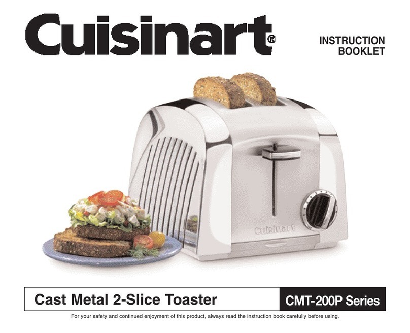 Cuisinart CMT-200P Series User manual