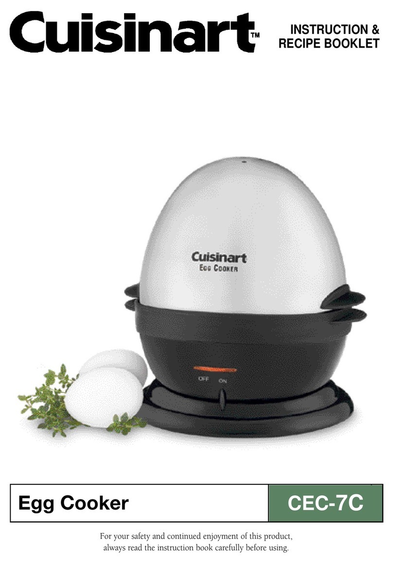 Cuisinart CEC-7C Instruction/recipe booklet