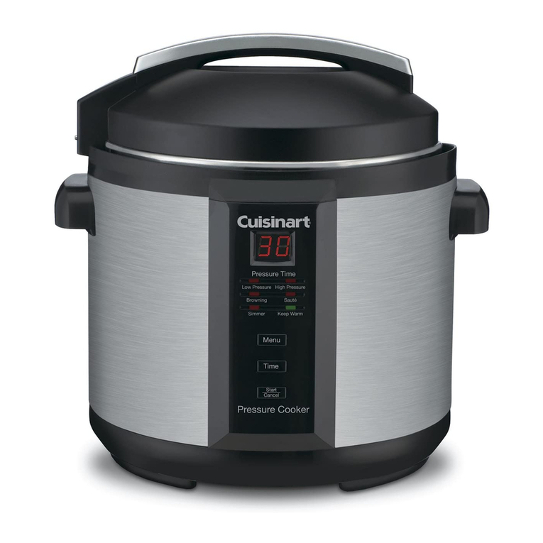 Cuisinart CPC-600 - Electric Pressure Cooker User manual Cuisinart CPC-600 - Electric Pressure Cooker User manual