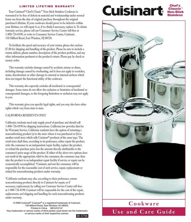 Cuisinart 622-36H User manual