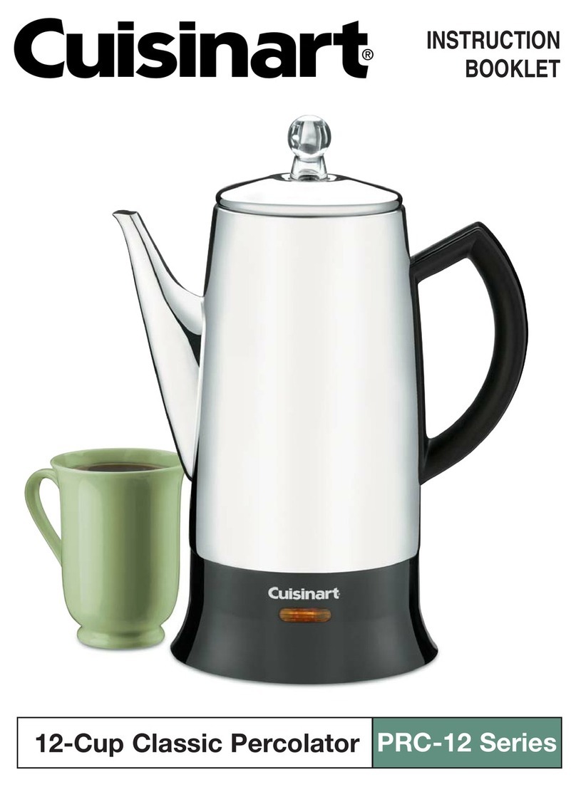 Cuisinart PRC-12 Series User manual