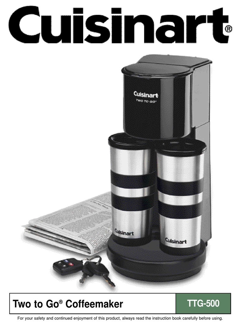Cuisinart TTG-500 Instruction book