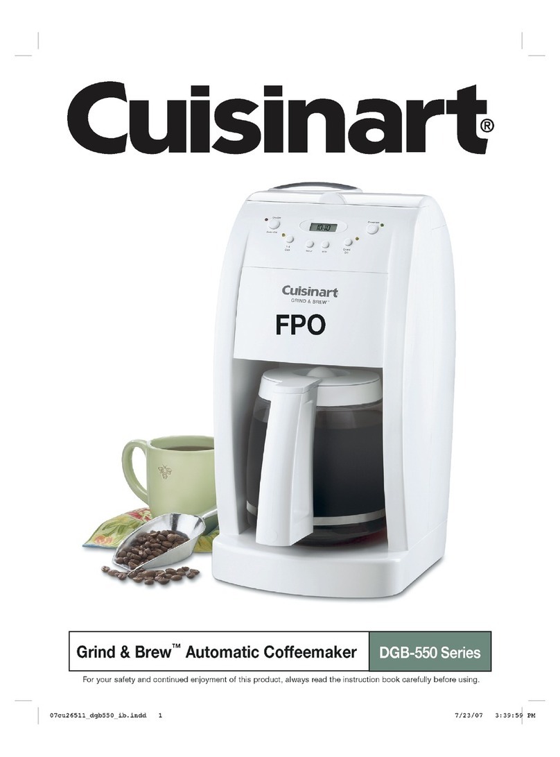 Cuisinart DGB-550 User manual