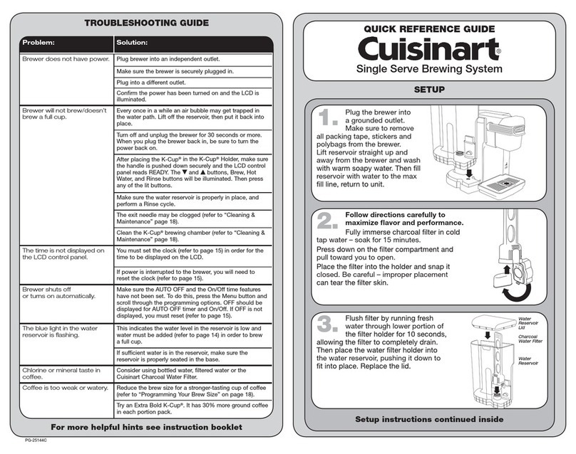 Cuisinart PG-25144C User manual