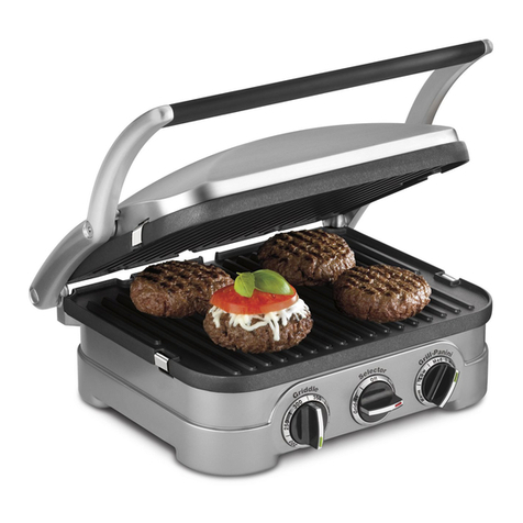 Cuisinart Griddler CGR-4C User manual