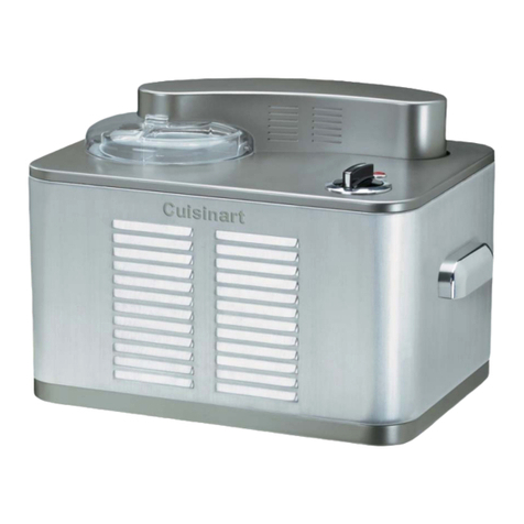 Cuisinart Supreme ICE-50BCC Series Service manual