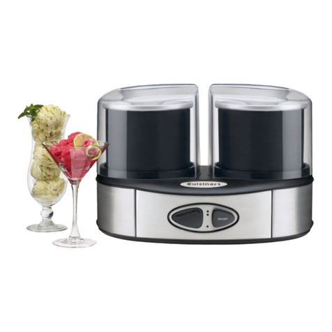 Cuisinart Flavor Duo ICE-40BKC Series INSTRUCTION AND RECIPE BOOKLET Cuisinart Flavor Duo ICE-40BKC Series INSTRUCTION AND RECIPE BOOKLET