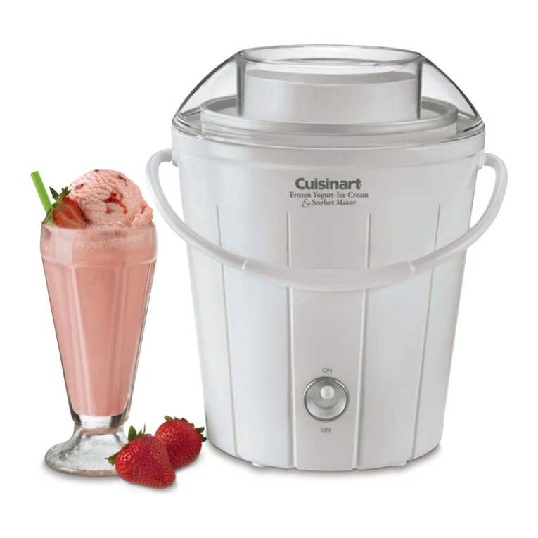 Cuisinart Classic ICE-25 Series Service manual