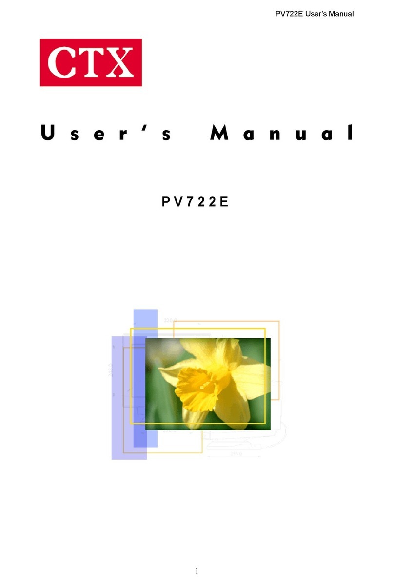 CTX PV722E User manual