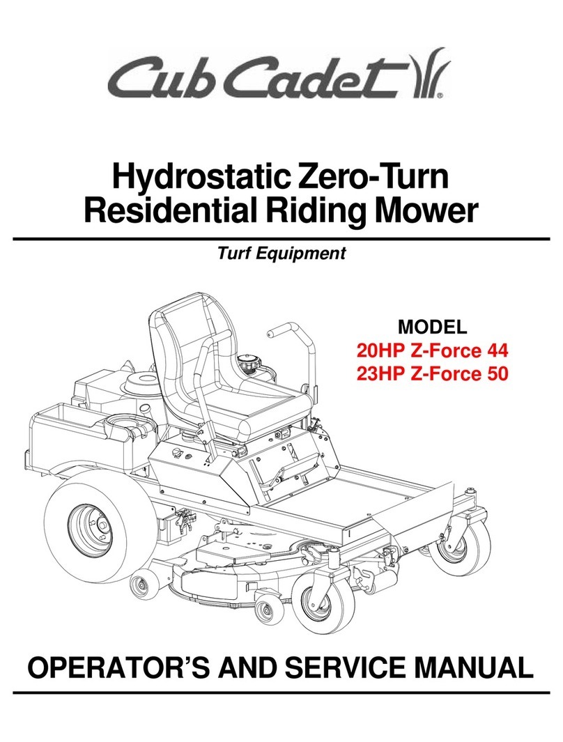 Cub Cadet 20HP Enforcer 44, 22HP Enforcer 48, 23HP Enforcer... Operating manual
