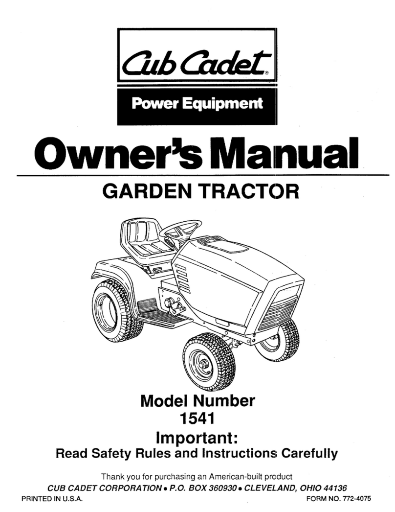 Cub Cadet 1541 User manual