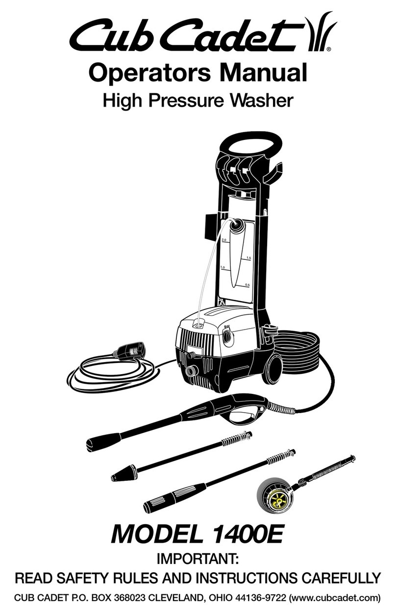 Cub Cadet 1400E Operator's manual
