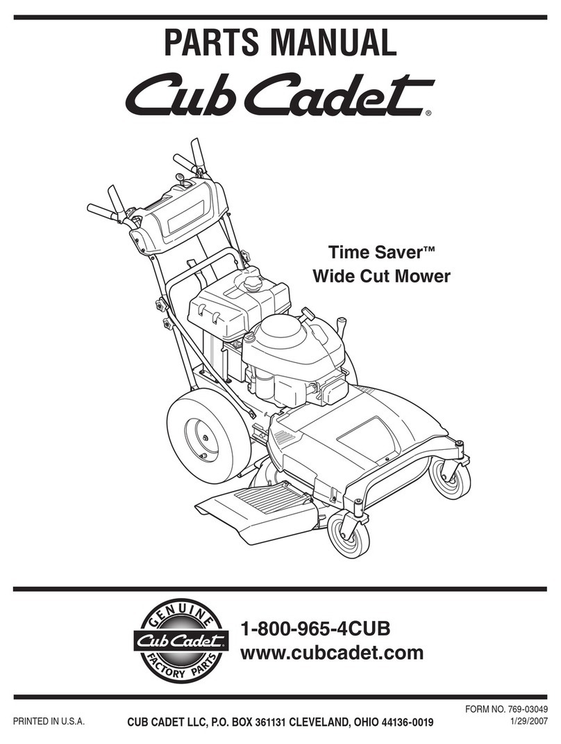Cub Cadet Time Saver User manual