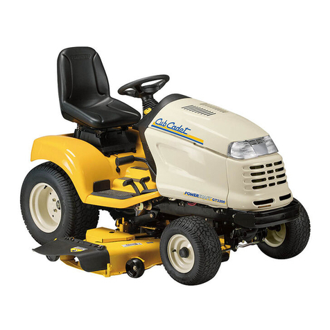 Cub Cadet SERIES 3000 TRACTOR GT 3200 User manual