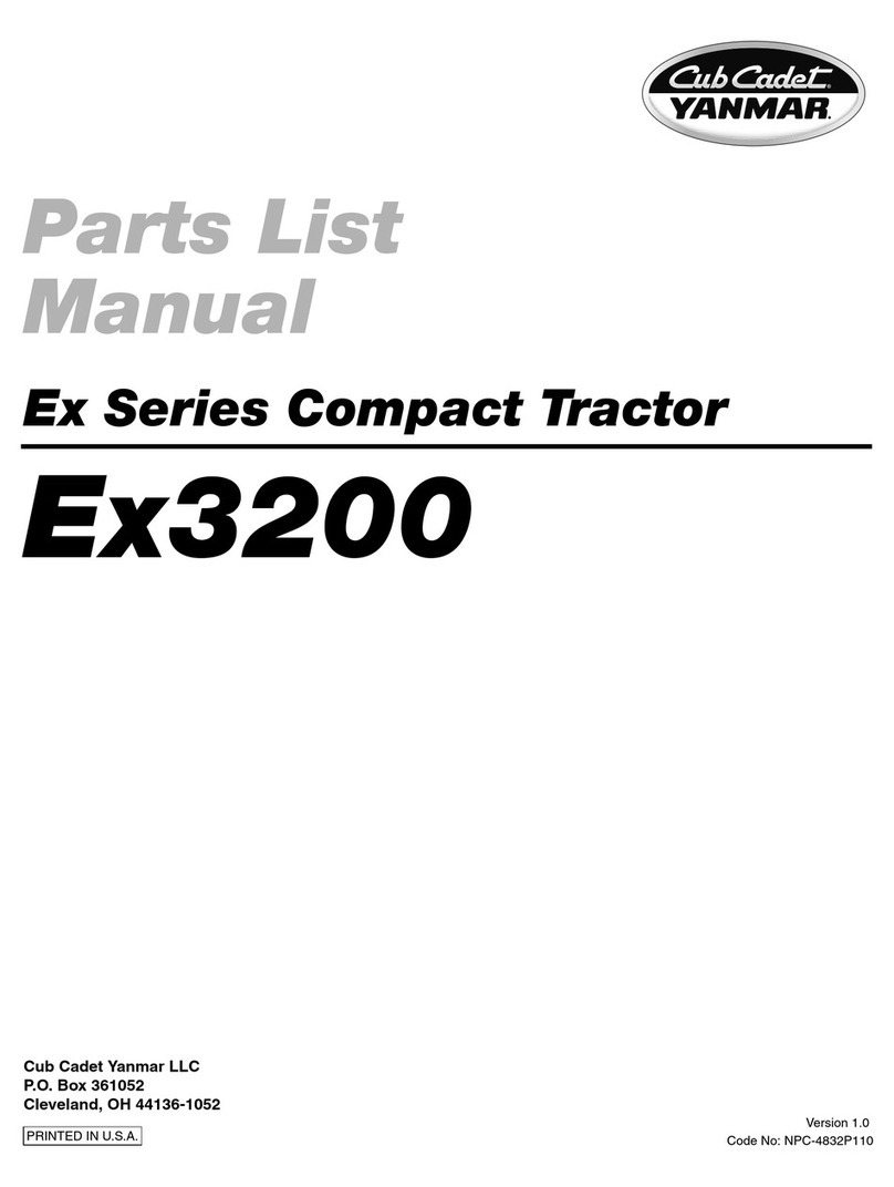 Cub Cadet Yanmar Ex32002 Datasheet