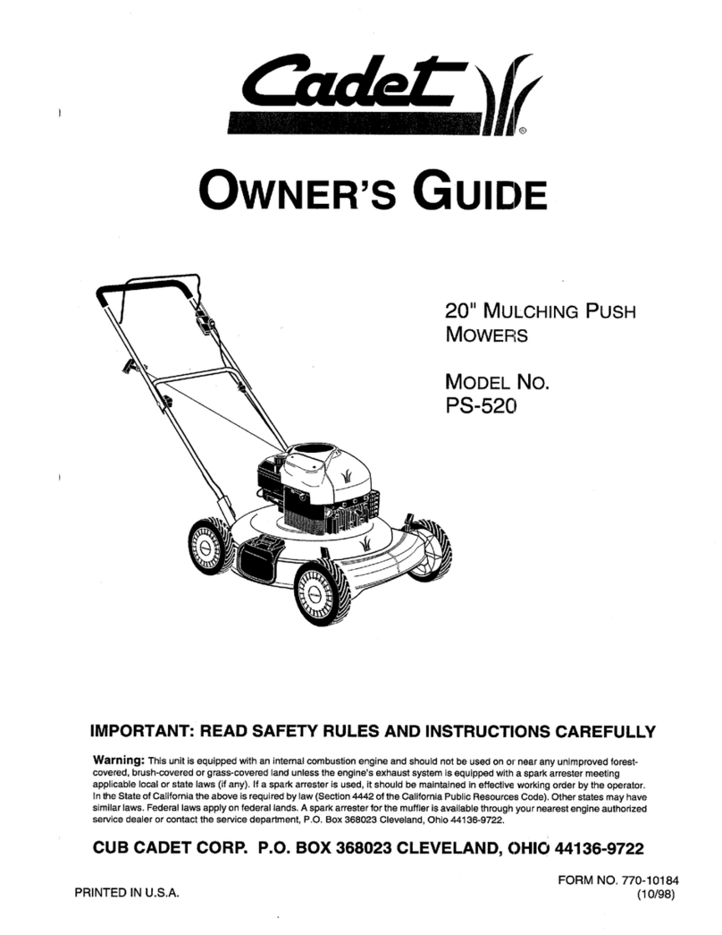Cadet PS-520 User manual Cadet PS-520 User manual