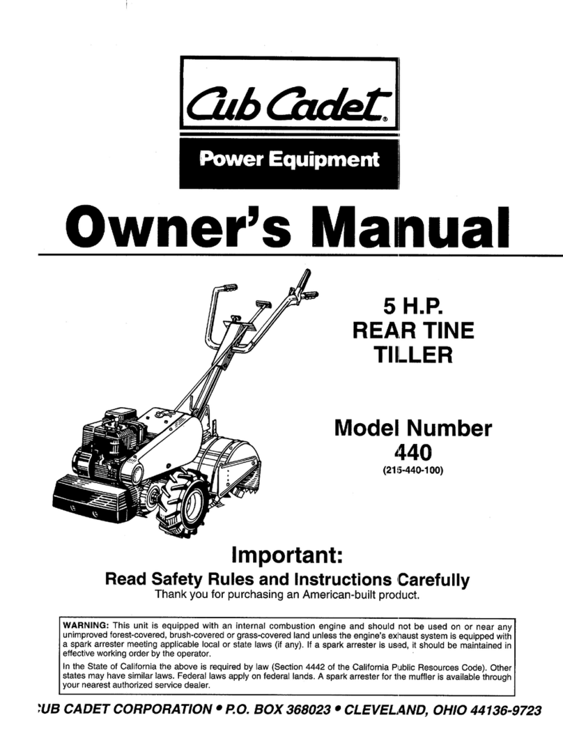 Cub Cadet 440 User manual