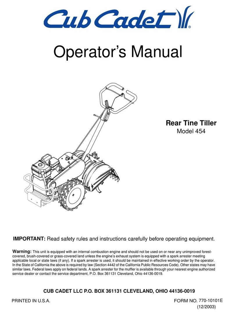 Cub Cadet 454 Operator's manual