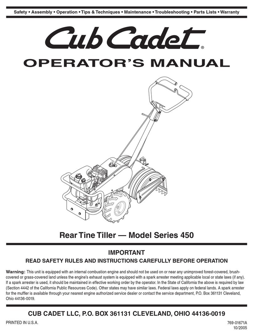 Cub Cadet 450 Series User manual