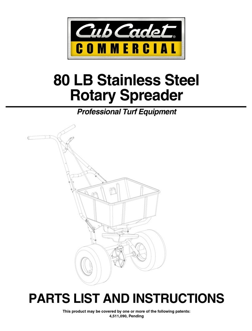 Cub Cadet 80 LB User manual