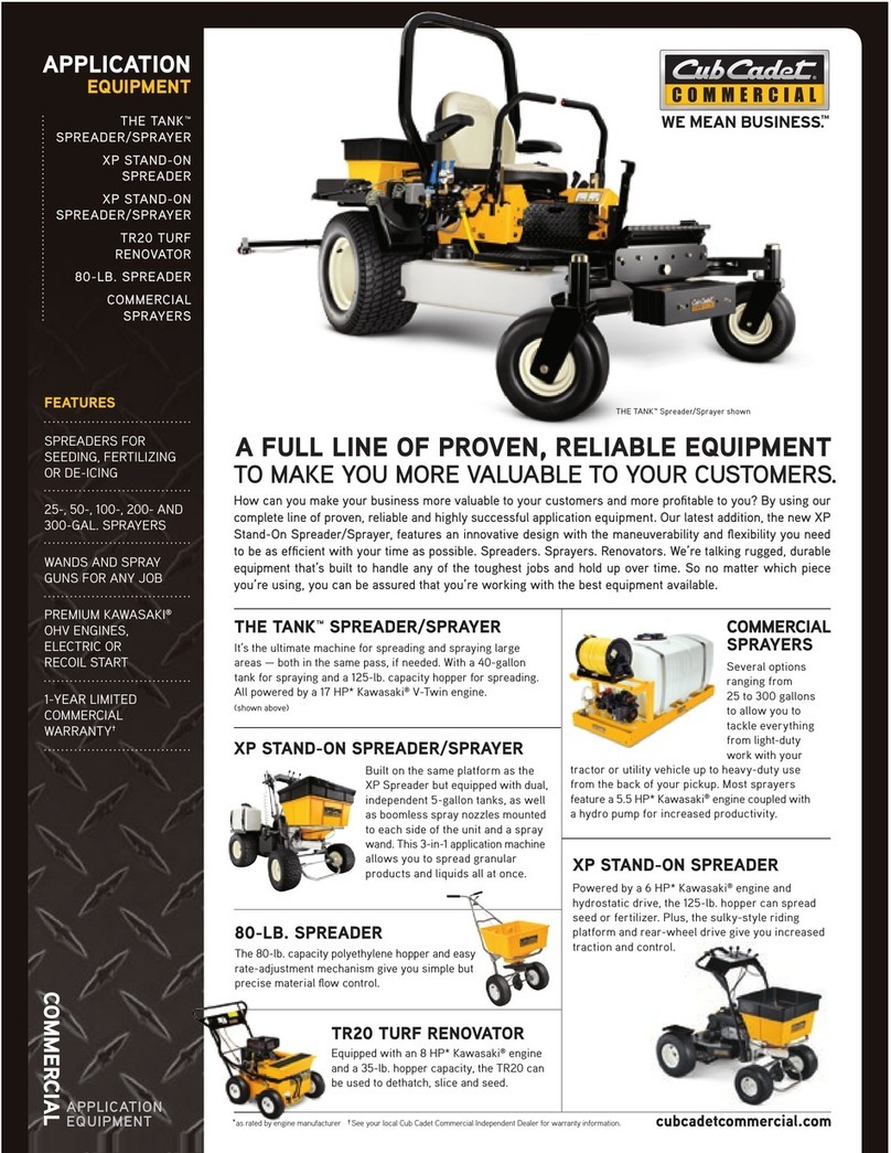 Cub Cadet THE TANK TR20 User manual