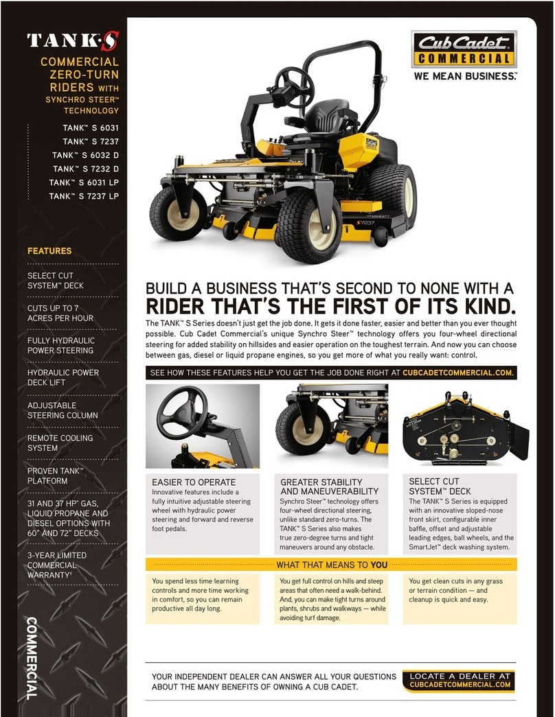 Cub Cadet THE TANK S6031 User manual Cub Cadet THE TANK S6031 User manual