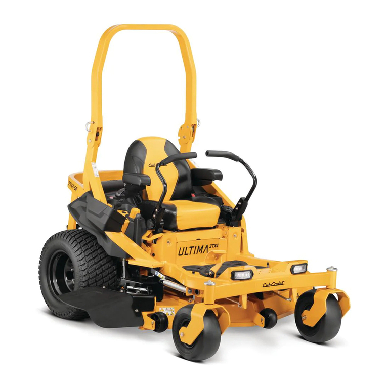 Cub Cadet 48-inch/54-inch/60-inch/72-inch Operating manual